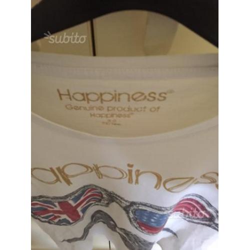 T shirt happines uomo