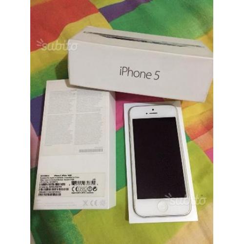 IPhone 5 bianco 16G