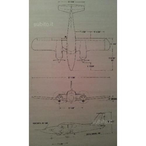 Manuale PA23 Piper A5 rilegato scuola di volo