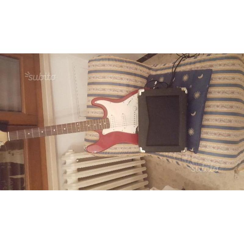 Chitarra elettrica Warriors più amplificatore 15W