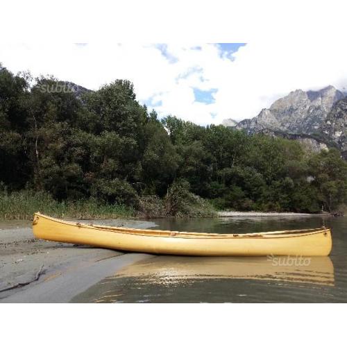 Canoa canadese legno laminato