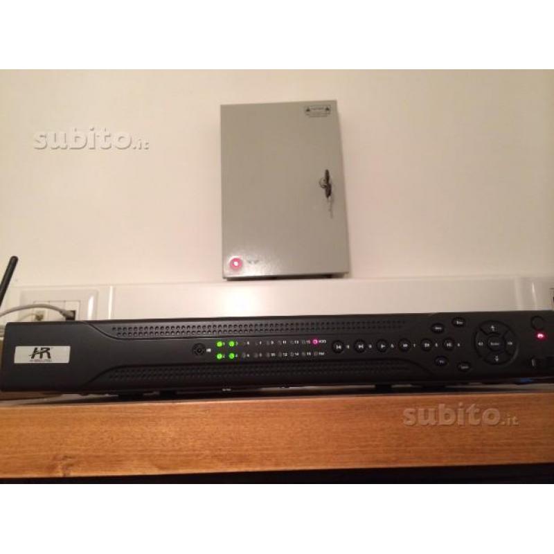 Videosorveglianza DVR HR 4 ch SATA H264 real time