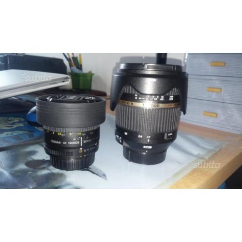 Tamron 17-50 f2.8 vc e nikon 50mm f1.8d