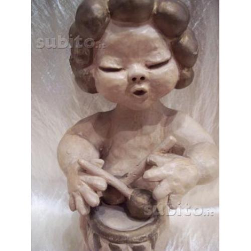 Thun putto bambino con tamburo