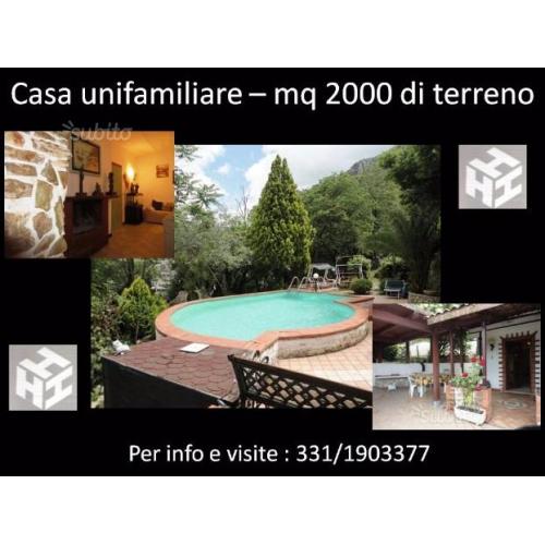Unifamiliare con mq 2000 di terreno