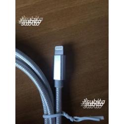 Cavo lightning per iPhone in nylon 1,2 *NUOVO