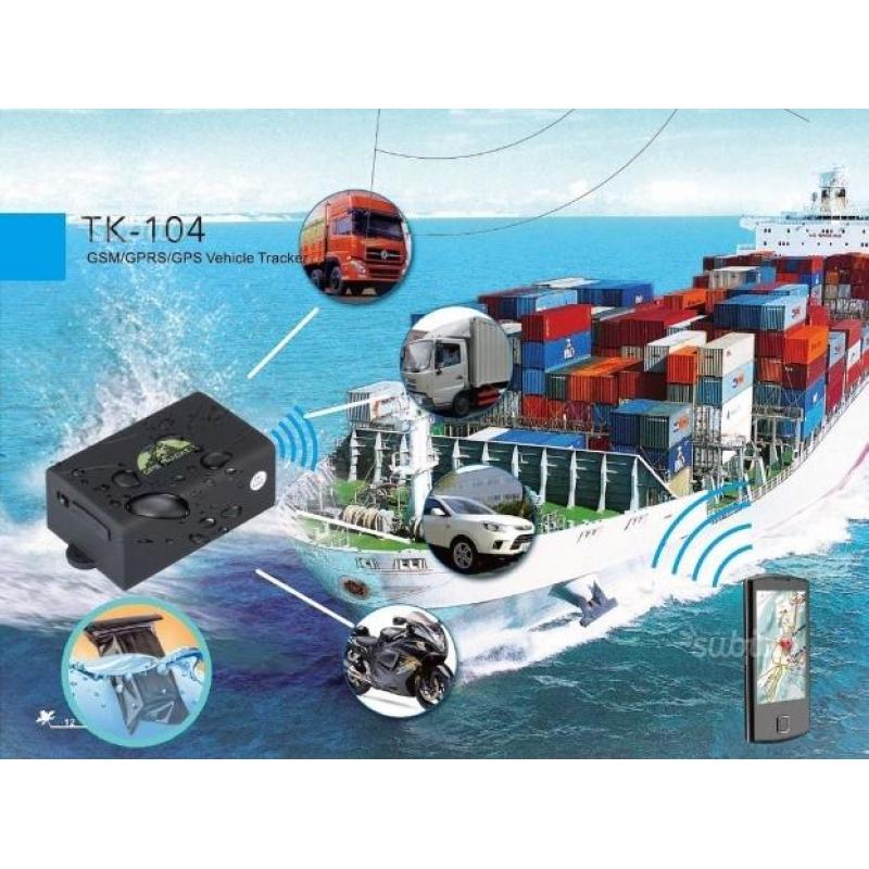 Gps Tracker 6000mAh Gprs/Gsm Micro SD Card TK-104