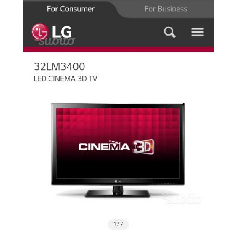 Lg 32LM3400 CINEMA 3D