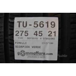 4 gomme 275/45 R21 Pirelli 4 stagioni TU-5619