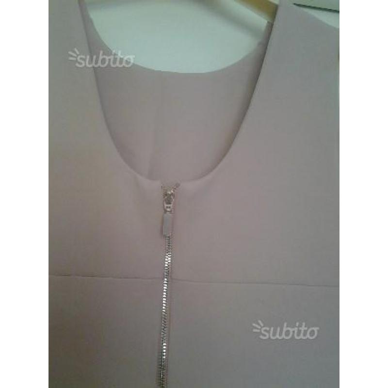 Abitino donna rosa cipria tg 44