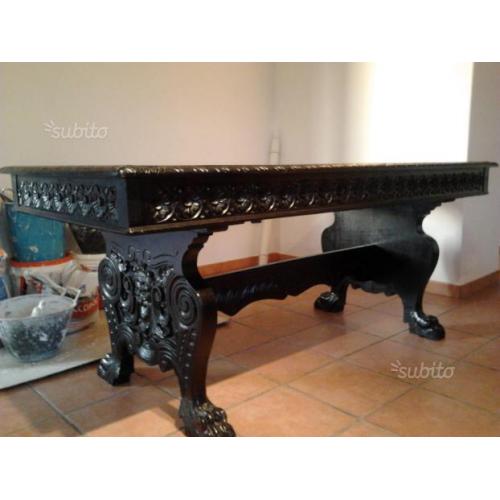 Scrivania antiquariato in noce
