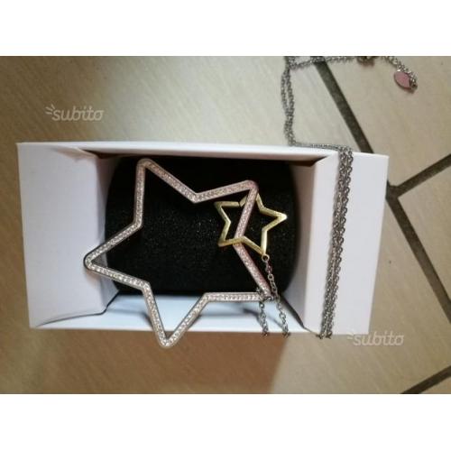 Bracciali collane anelli in acciaio