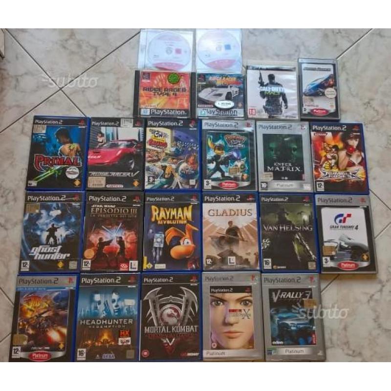 Giochi originali playstation completi