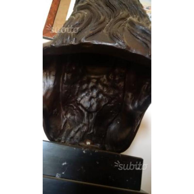 Busto di bronzo inizio 900