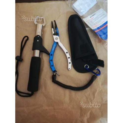 Accessori da pesca spinning fish grip e pinza pes