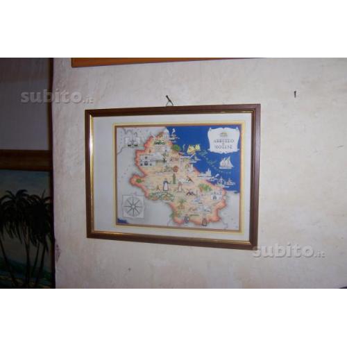 Stampa Geografica Abruzzo e Molise