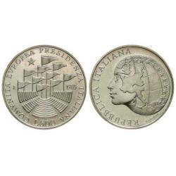 500 lire argento 1985 Presidenza C.E.E